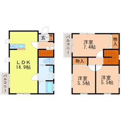 アルページュ　コエドの物件間取画像